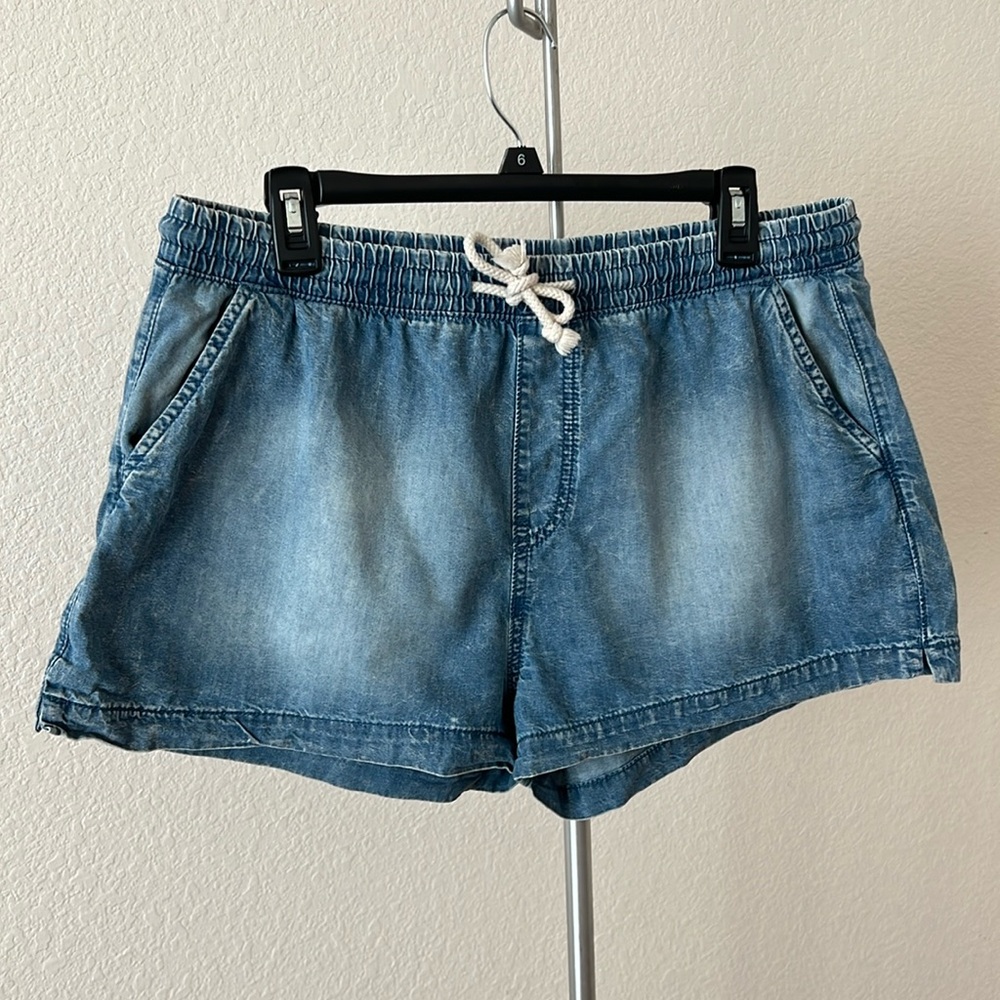 Fashion Nova drawstring jean shorts